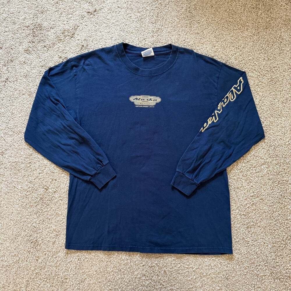 Vintage Alaska Railroad Long Sleeve Shirt